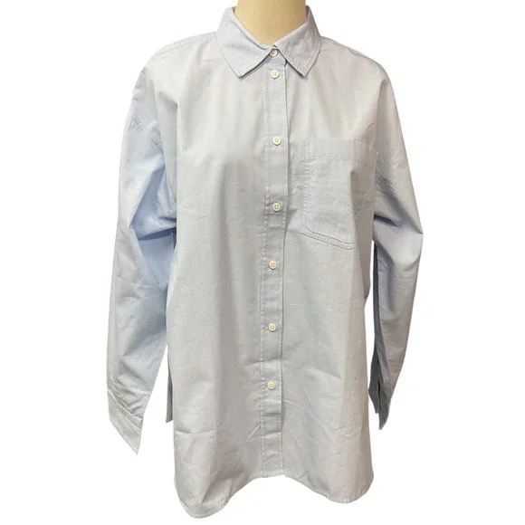 J. Crew Light Blue Button Down Shirt - Picture 2 of 8